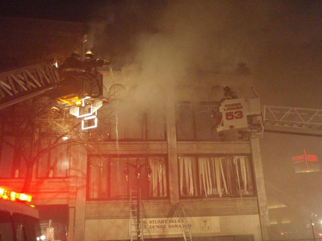3/19/08 - M/A to Port Chester - Structure Fire (Courtesy of Steve Loddo, Rye FD)